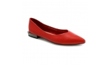 Red colour women court shoes