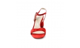 красные  женские сандалии